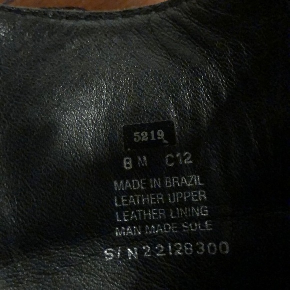 Tory Birch Black Leather Booties. - Picture 5 of 6